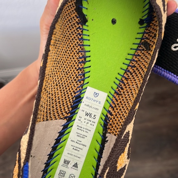 Rothys Pointed Cheetah Print Flats Size 6.5 - Picture 8 of 8